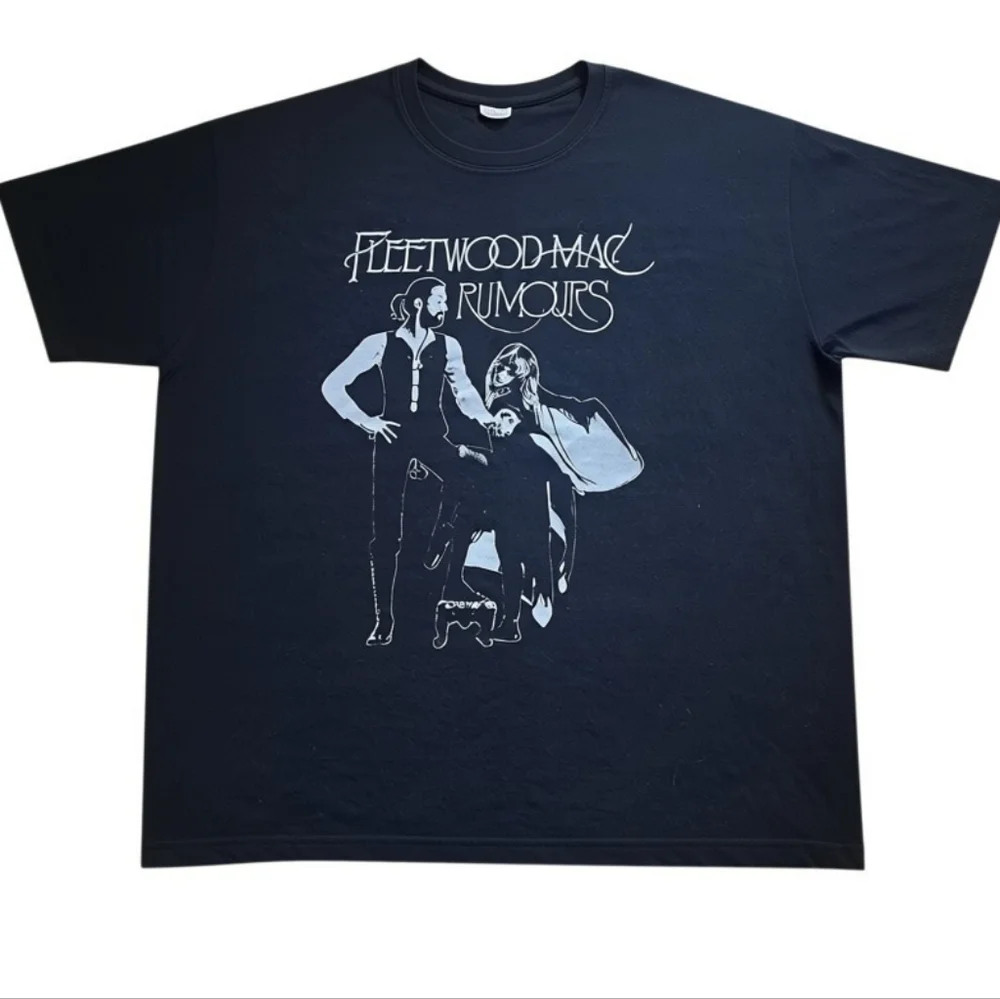 Fleetwood Mac 'Rumours' Graphic Tee - Black Unisex Size XL Music Streetwear - Picture 4 of 10